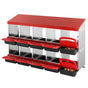 10-Compartment Chicken Nest Box Mental Box with Inclined Nesting Boxes V952-JSCDX3045INCT4Y3WV0