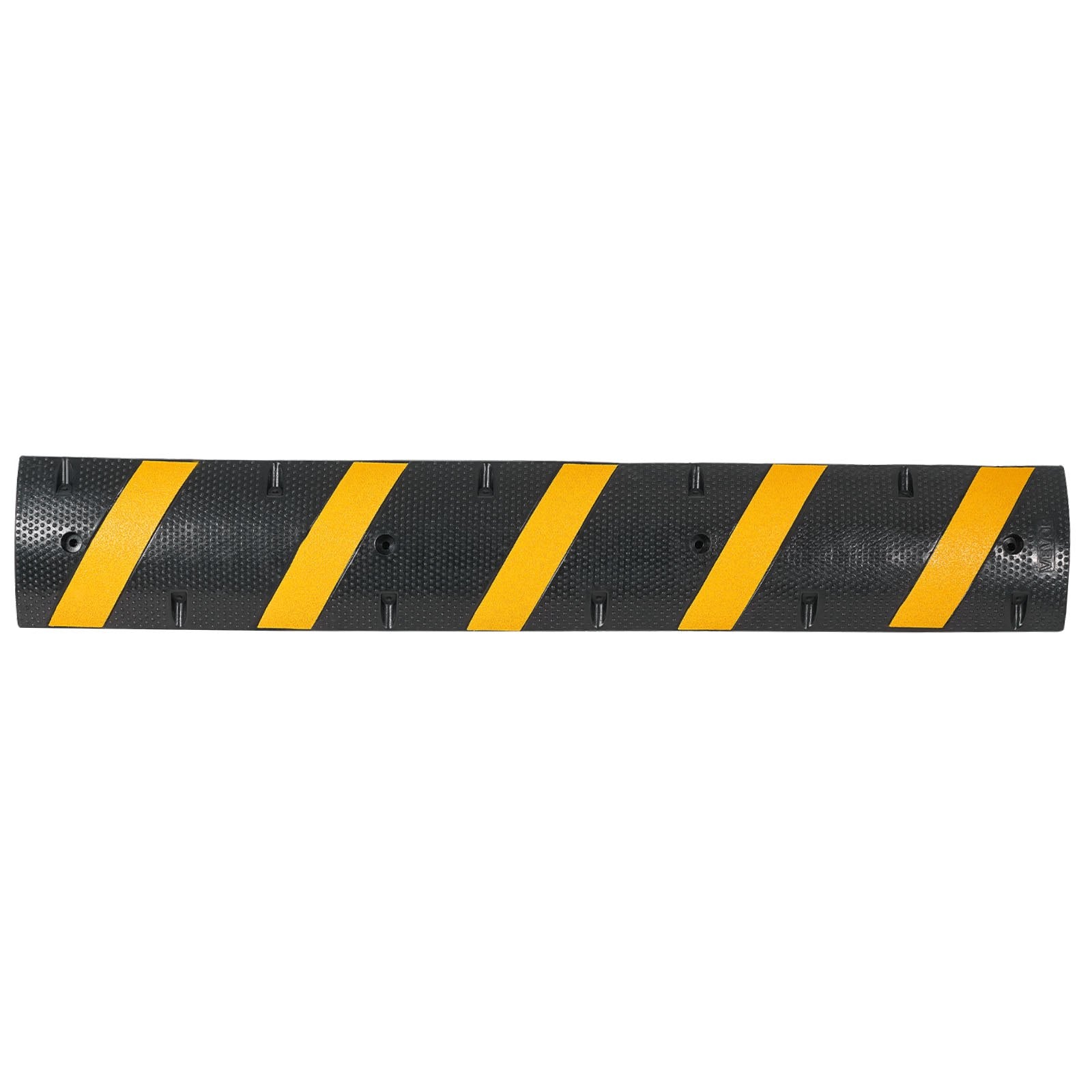 1830MM Rubber Speed Bump, 2 Pack, 2 Channel Heavy Duty Traffic Speed Hump, 9,979 kg/Axle Load Capacity, Cable V952-JSDDLBHPDZK2UP77S001V0