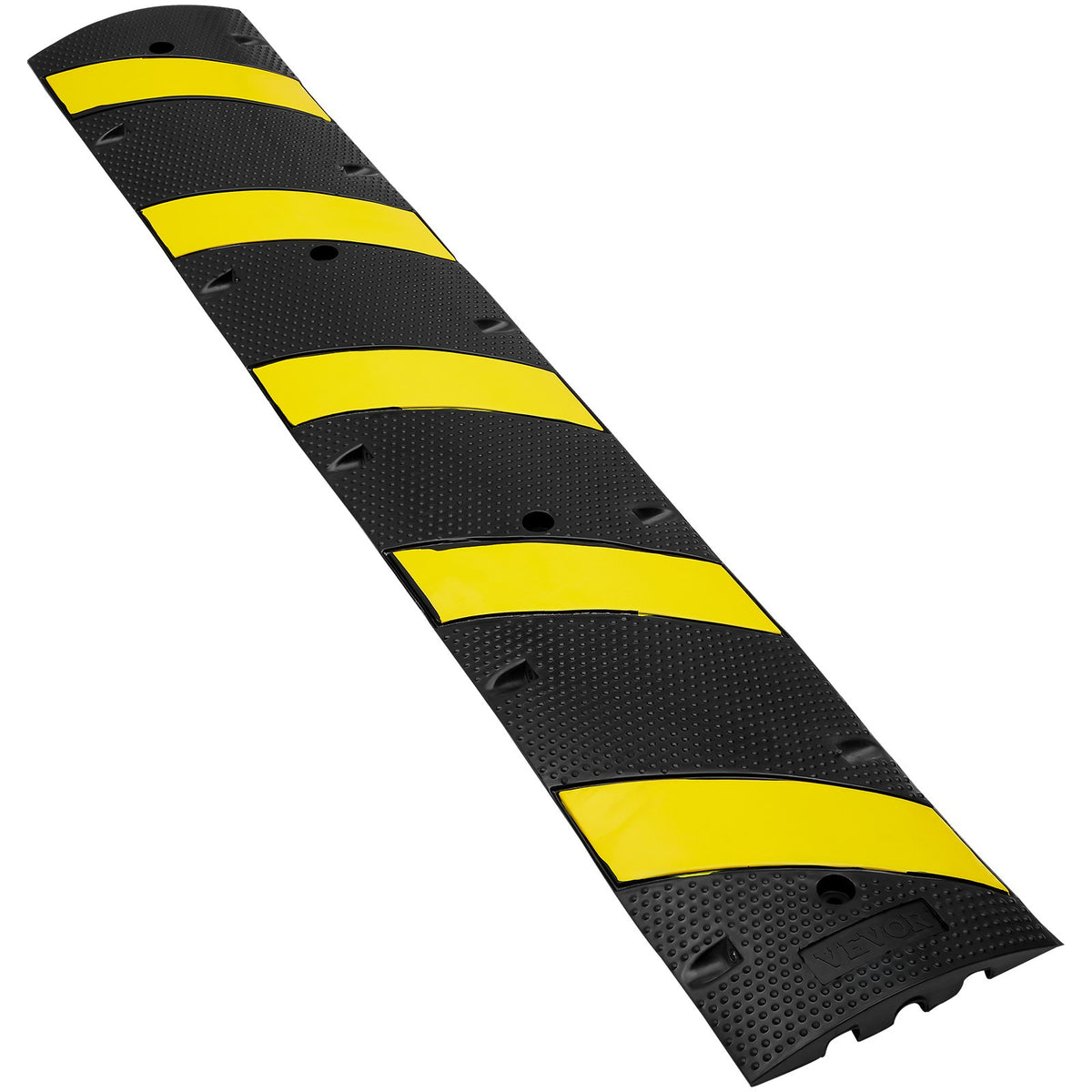 6 ft Rubber Speed Hump, 2 Channel, 10000 kg/axle Load Capacity Heavy Duty Traffic Speed Bump, with High V952-JSDDLBHQXJZTA4MA6V0