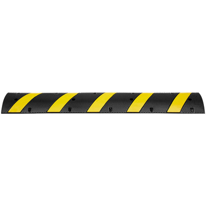 6 ft Rubber Speed Hump, 2 Channel, 10000 kg/axle Load Capacity Heavy Duty Traffic Speed Bump, with High V952-JSDDLBHQXJZTA4MA6V0