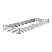 Metal Raised Garden Bed, 12 x 4 x 1 ft Outdoor Galvanized Planter Box, with Open Bottom, Large Planter Raised V952-JSFXZZCZFXDXNWRELV0