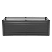 Metal Raised Garden Bed, 6 x 3 x 2 ft Outdoor Galvanized Planter Box, with Open Bottom, Large Planter Raised V952-JSFXZZCZFXSLG0SR1V0