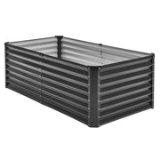 Metal Raised Garden Bed, 6 x 3 x 2 ft Outdoor Galvanized Planter Box, with Open Bottom, Large Planter Raised V952-JSFXZZCZFXSLG0SR1V0