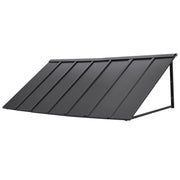 Fixed Metal Awning 2032 x 910 mm, Window Awning Door Canopy, Stable Triangle Steel Frame Exterior Awnings V952-JSGDSZYP80IN4NSY3V0
