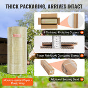Hardware Cloth, 24'' x 100' Galvanized Wire Mesh Roll, 19 Gauge Chicken Wire Fence Roll, Vinyl Coating Metal V952-JSGSWL24IN10UVQ61V0
