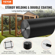 Hardware Cloth, 36'' x 100' Galvanized Wire Mesh Roll, 19 Gauge Chicken Wire Fence Roll, Vinyl Coating Metal V952-JSGSWL36IN10LR9PIV0