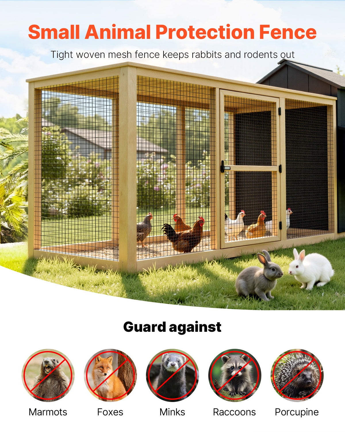 Hardware Cloth 91cm x 7.62m, 2 x 3 in Mesh 16 Gauge Galvanized Wire Mesh Roll, Weather-Resistant Vinyl Coated V952-JSGSWL36IN25XEAQ5001V0