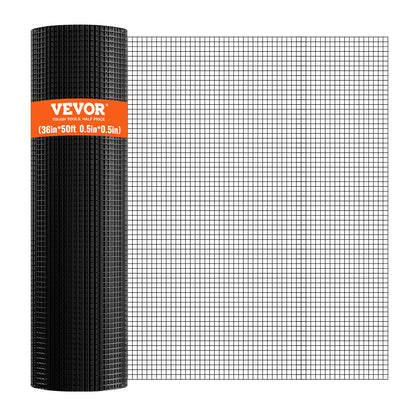 Hardware Cloth, 36'' x 50' Galvanized Wire Mesh Roll, 19 Gauge Chicken Wire Fence Roll, Vinyl Coating Metal V952-JSGSWL36IN50CDRB2V0