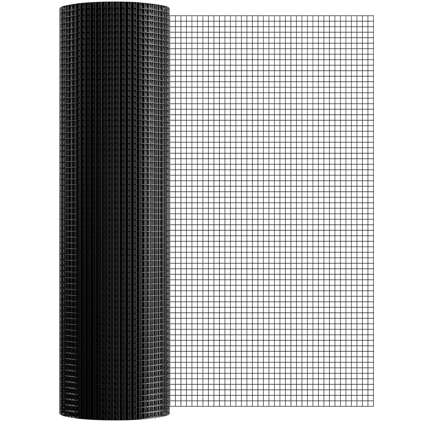 Hardware Cloth, 36'' x 50' Galvanized Wire Mesh Roll, 19 Gauge Chicken Wire Fence Roll, Vinyl Coating Metal V952-JSGSWL36IN50CDRB2V0