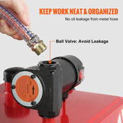 30 Gallon Fuel Caddy Portable Storage Tank 23.5 L/min with 180W Pump V952-JSJYCH23012MMHWNQV0