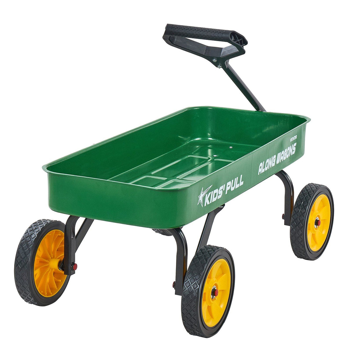 Pull-Along Wagon for Kids, 101 cm Toddler Wagons, Supports up to 80kg, All-Terrain Wagons with Handle, V952-JSKETTLC19YCV0R4A001V0