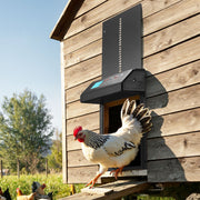 Automatic Chicken Coop Door, Battery Powered Chicken Coop Door with Timer & Manual Setting, Anti-Pinch V952-JSKMQHSSKGDCAG9SN001V9