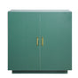 Cat Litter Box Enclosure, 80 cm Hidden Litter Box Cabinet, Wooden Indoor Cat Washroom with Ventilated Holes, V952-JSLMMSPWQ315F4YRL001V0
