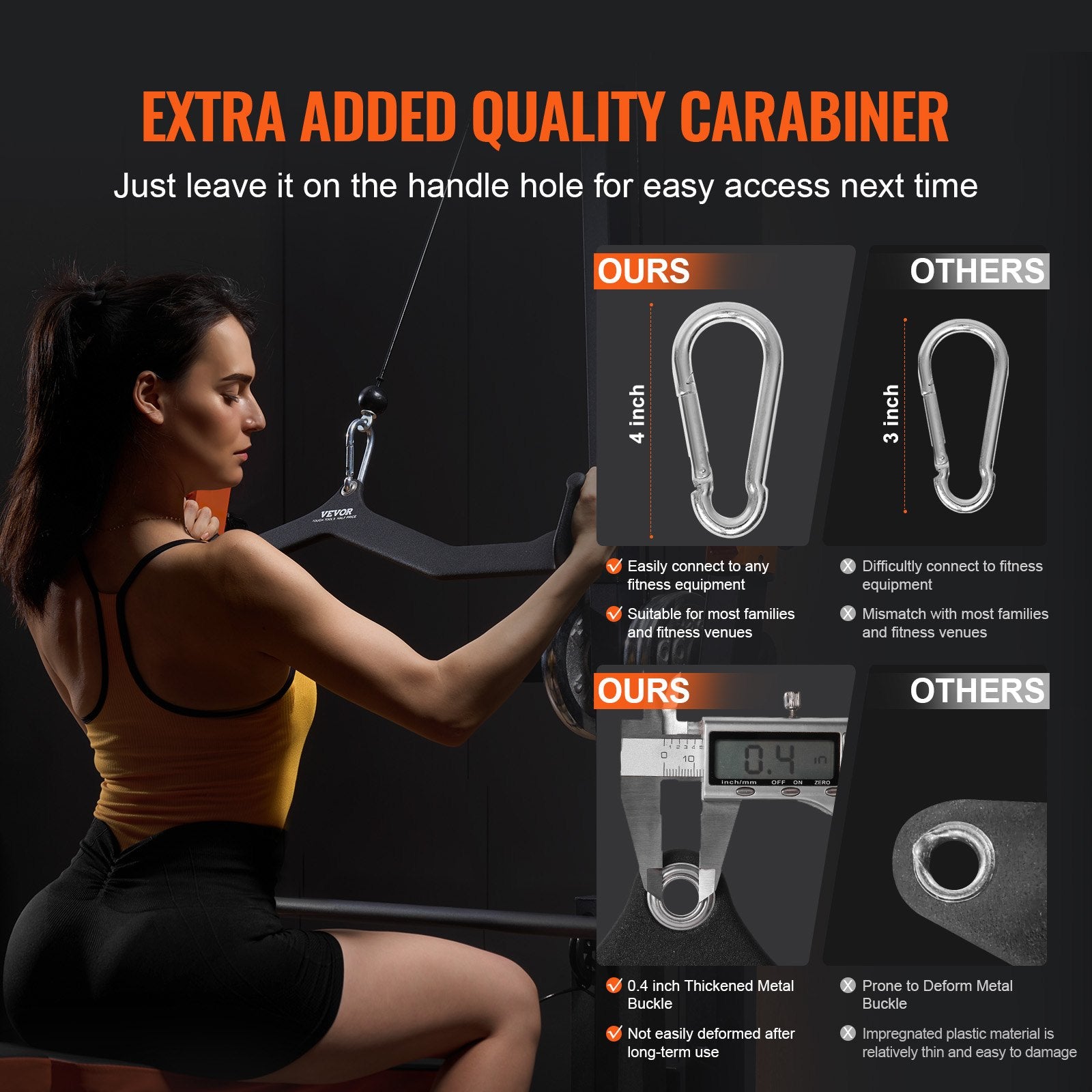 LAT Pulldown Bar Tricep Handle Attachment V-bar Cable Machine for Home Gym V952-JSPJVXXLGJJKCW6S2V0
