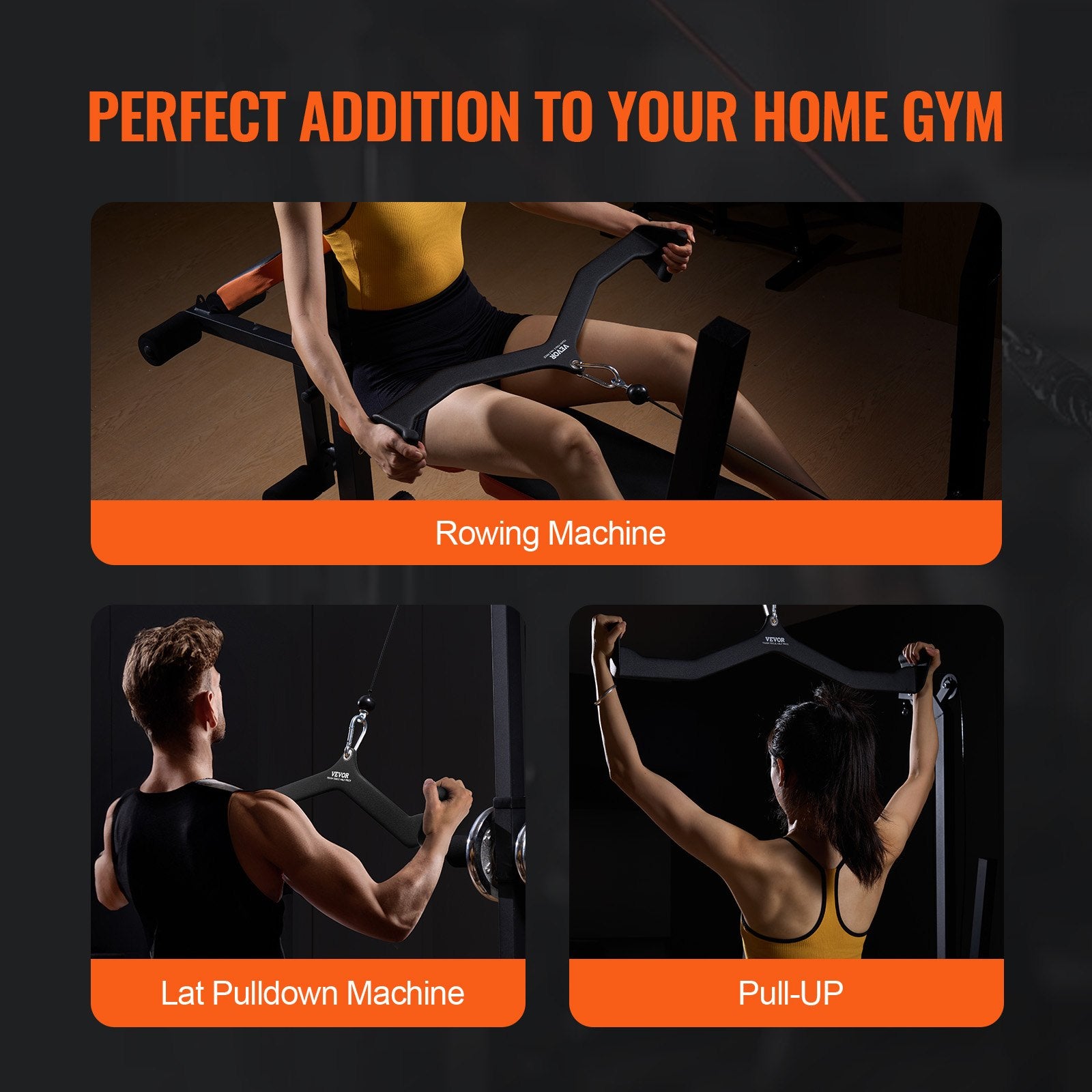 LAT Pulldown Bar Tricep Handle Attachment V-bar Cable Machine for Home Gym V952-JSPJVXXLGJJKCW6S2V0