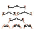 LAT Pulldown Attachments, Cable Machine Rowing T-bar V-bar 7 Set, Tricep Pull Down Bar, Back Strength V952-JSPJVXXLGJJKXZX8UV0