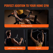 LAT Pulldown Attachments, Cable Machine Rowing T-bar V-bar 7 Set, Tricep Pull Down Bar, Back Strength V952-JSPJVXXLGJJKXZX8UV0