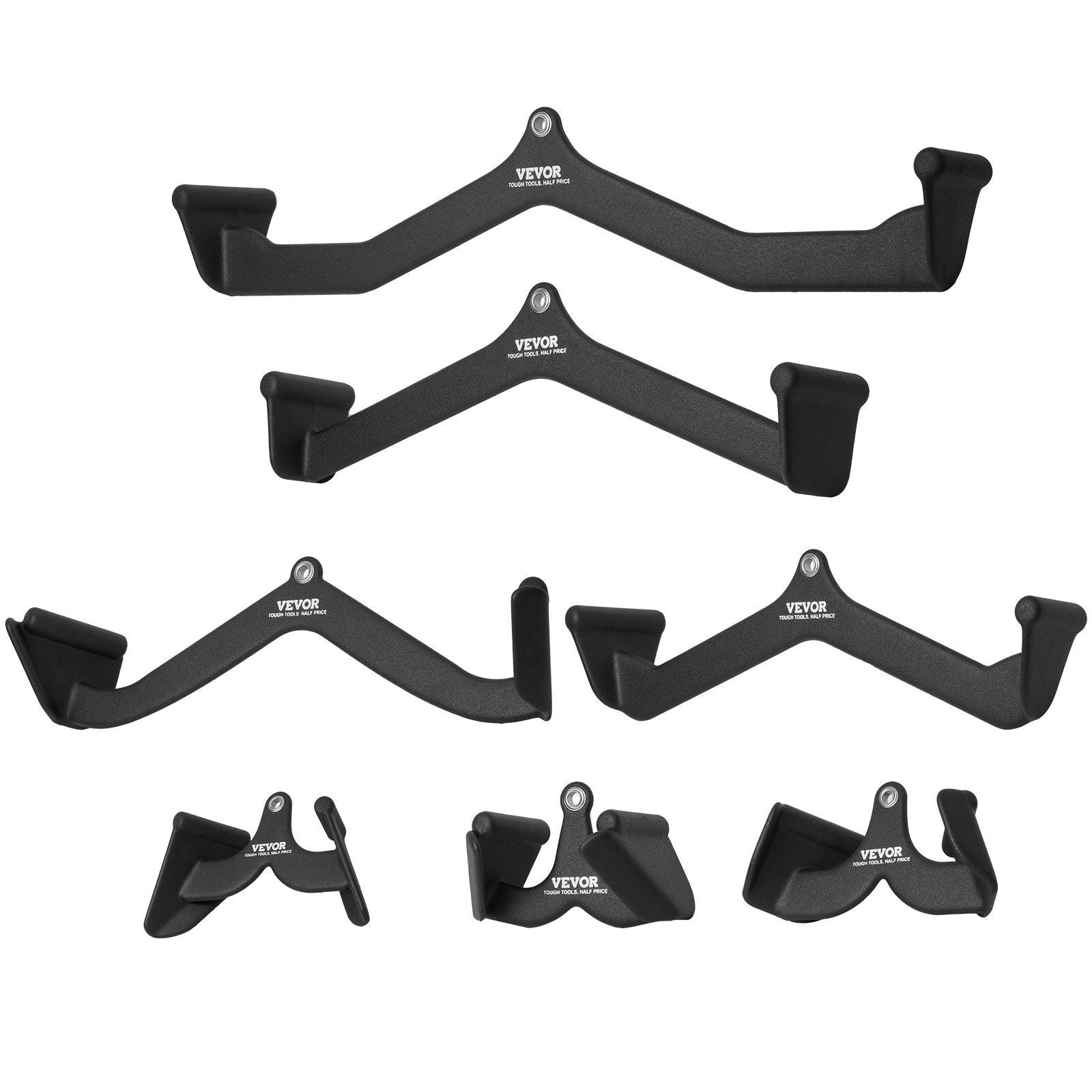 LAT Pulldown Attachments, Cable Machine Rowing T-bar V-bar 7 Set, Tricep Pull Down Bar, Back Strength V952-JSPJVXXLGJJKXZX8UV0