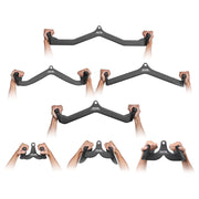 LAT Pulldown Attachments, Cable Machine Rowing T-bar V-bar 7 Set, Tricep Pull Down Bar, Back Strength V952-JSPJVXXLGJJKXZX8UV0
