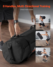 Workout Sandbag, Heavy Duty Workout Power Bags with Handles, 23-56 kg Adjustable Slam Bag for Fitness V952-JSSDSDYZXHS19D4M9001V0
