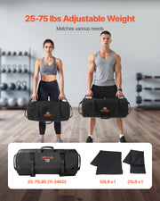 Workout Sandbag, Heavy Duty Workout Power Bags with Handles, 11-34 kg Adjustable Slam Bag for Fitness V952-JSSDSDYZXHS7F8FWC001V0