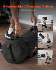 Workout Sandbag, Heavy Duty Workout Power Bags with Handles, 11-34 kg Adjustable Slam Bag for Fitness V952-JSSDSDYZXHS7F8FWC001V0