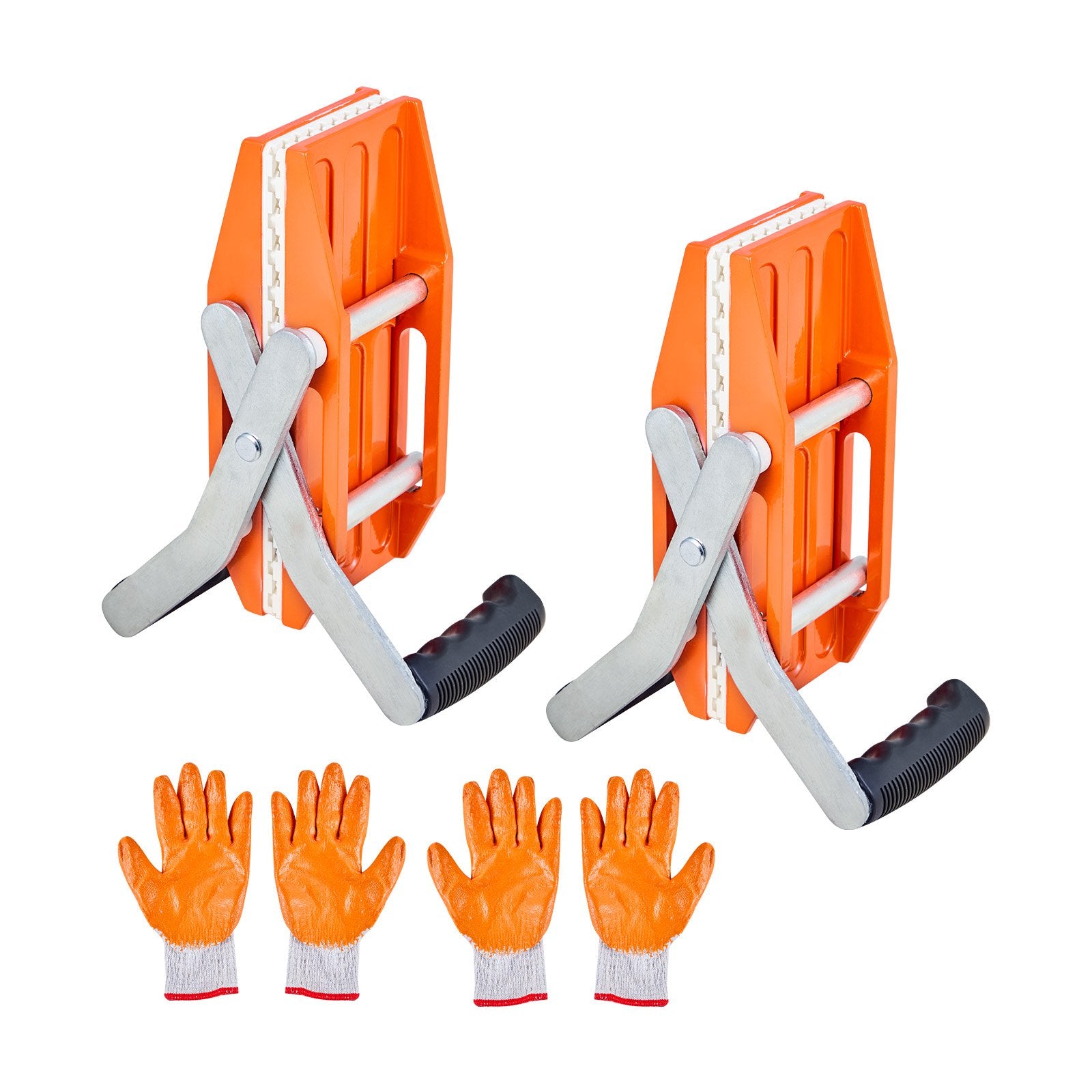 Double Handed Stone Carrying Clamps, 299 kg Load Capacity, 2 Pack Granite Panel Carriers Lifting Tools with V952-JSSTSK660LBSAAF82001V0