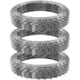 Razor Wire Razor Barbed Wire 147ft 3Rolls Razor Wire Fencing Double Spiral V952-JSSWDPCS147YCR3A8V0