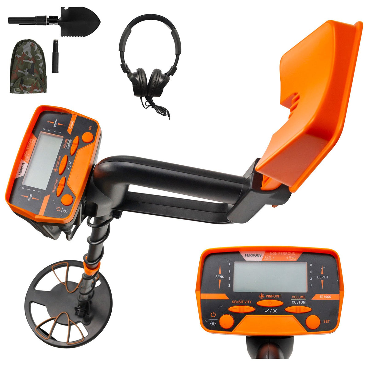 Metal Detector Waterproof Disc Metal detectors Underwater Underground high Accuracy LCD Display Metal V952-JSTCQMD30104JT001V0