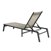 Outdoor Chaise Lounge Chair, 181 kg Weight Capacity, Foldable Sun Tanning Chair, 5 Adjustable Positions, Easy V952-JSTYGDTYKQSKCV0XW001V0