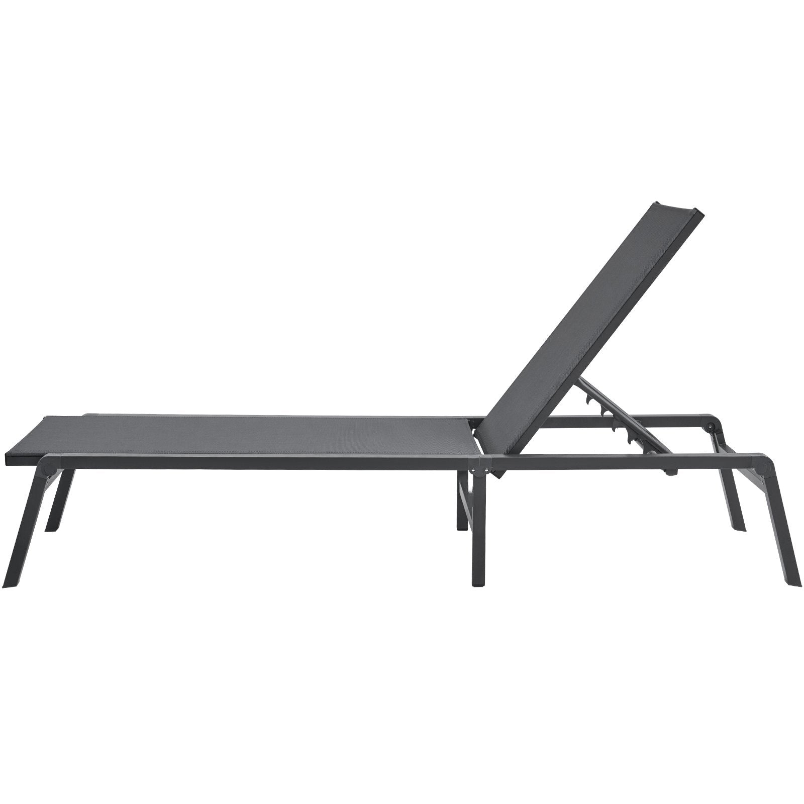 Chaise Lounge Chair Outdoor, Aluminum Patio Lounge Chair with Adjustable 5-Position, Folding Pool Lounge V952-JSTYGDTYSHSKFZGT3V0