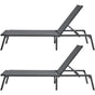 Chaise Lounge Chair Outdoor Patio Lounge Chair Adjustable 5-Position 2 pcs V952-JSTYGDTYSHSKGTUY1V0