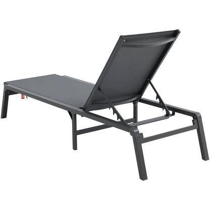 Chaise Lounge Chair Outdoor Patio Lounge Chair Adjustable 5-Position 2 pcs V952-JSTYGDTYSHSKGTUY1V0