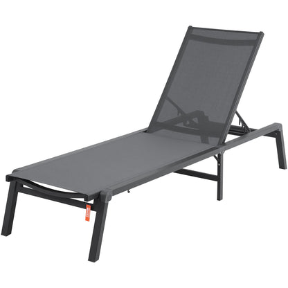 Chaise Lounge Chair Outdoor Patio Lounge Chair Adjustable 5-Position 2 pcs V952-JSTYGDTYSHSKGTUY1V0