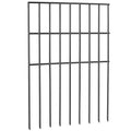 Garden Fence, No Dig Fence 44(H)x33(L)cm Animal Barrier Fence, Underground Decorative Garden Fencing with V952-JSWL1713INCH25Y8XV0