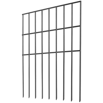 Garden Fence, No Dig Fence 44(H)x33(L)cm Animal Barrier Fence, Underground Decorative Garden Fencing with V952-JSWL1713INCH25Y8XV0