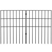 Garden Fence, No Dig Fence 44(H)x33(L)cm Animal Barrier Fence, Underground Decorative Garden Fencing with V952-JSWL1713INCH25Y8XV0
