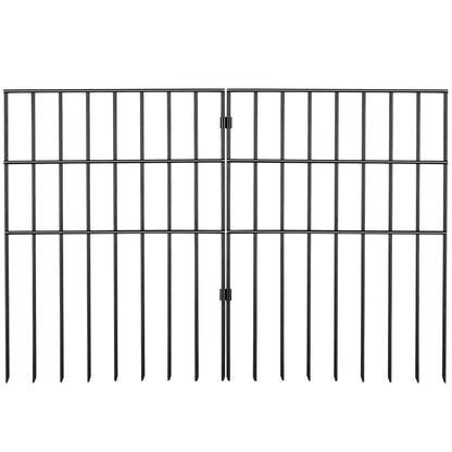 Garden Fence, No Dig Fence 44(H)x33(L)cm Animal Barrier Fence, Underground Decorative Garden Fencing with V952-JSWL1713INCH25Y8XV0