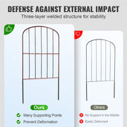 Garden Fence, No Dig Fence 61 x 33 cm Animal Barrier Fence, Underground Decorative Garden Fencing with 5.08 V952-JSWL2413INCHNOKRCV0