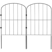 Garden Fence, No Dig Fence 61 x 33 cm Animal Barrier Fence, Underground Decorative Garden Fencing with 5.08 V952-JSWL2413INCHNOKRCV0