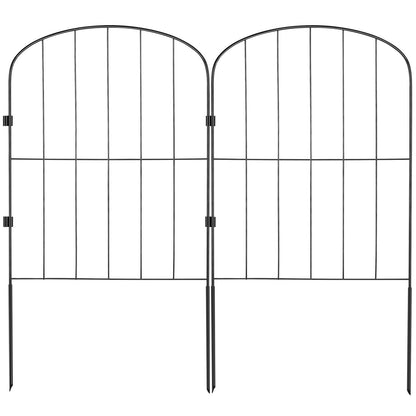 Garden Fence, No Dig Fence 61 x 33 cm Animal Barrier Fence, Underground Decorative Garden Fencing with 5.08 V952-JSWL2413INCHNOKRCV0
