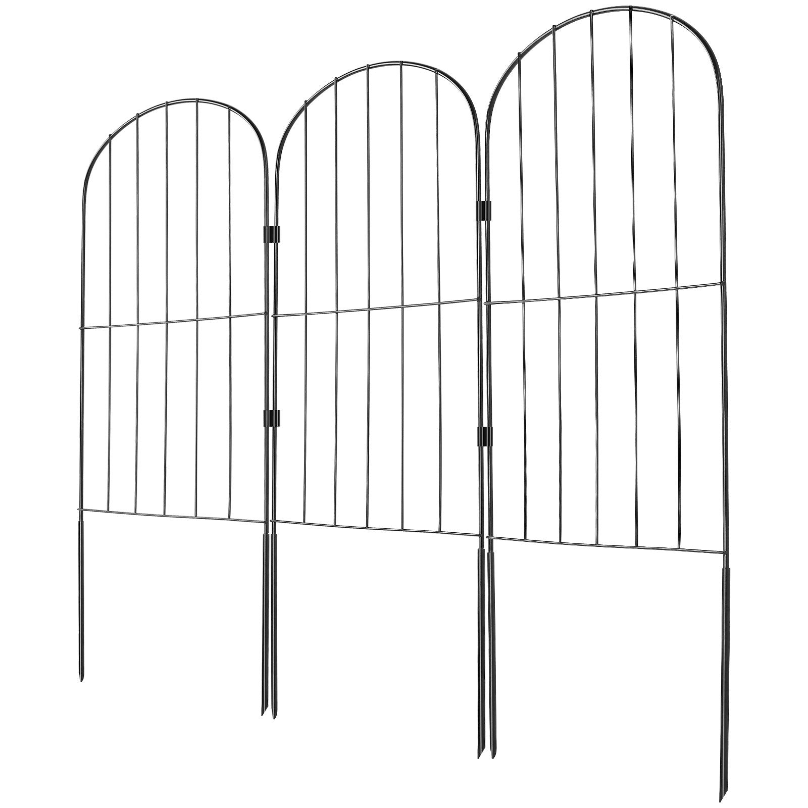 Garden Fence, No Dig Fence 61 x 33 cm Animal Barrier Fence, Underground Decorative Garden Fencing with 5.08 V952-JSWL2413INCHO06VPV0