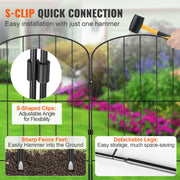 Garden Fence, No Dig Fence 61 x 33 cm Animal Barrier Fence, Underground Decorative Garden Fencing with 5.08 V952-JSWL2413INCHO06VPV0