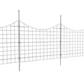 Garden Fence, 75x93 cm Animal Barrier Fence, Underground Decorative Garden Fencing with 6.38 cm Spike V952-JSWL385295INRNI2VV0