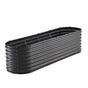 Metal Raised Garden Bed, 8 x 2 x 2 ft Outdoor Galvanized Planter Box, with Open Bottom, Large Oval Planter V952-JSYHZZCTYXSH1MOSLV0