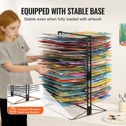 Art Drying Rack 50 Removable Shelves Painting Drying Rack for Classroom V952-JSYSGZJHSTGL8R5FMV0