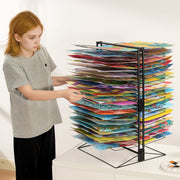 Art Drying Rack 50 Removable Shelves Painting Drying Rack for Classroom V952-JSYSGZJHSTGL8R5FMV0