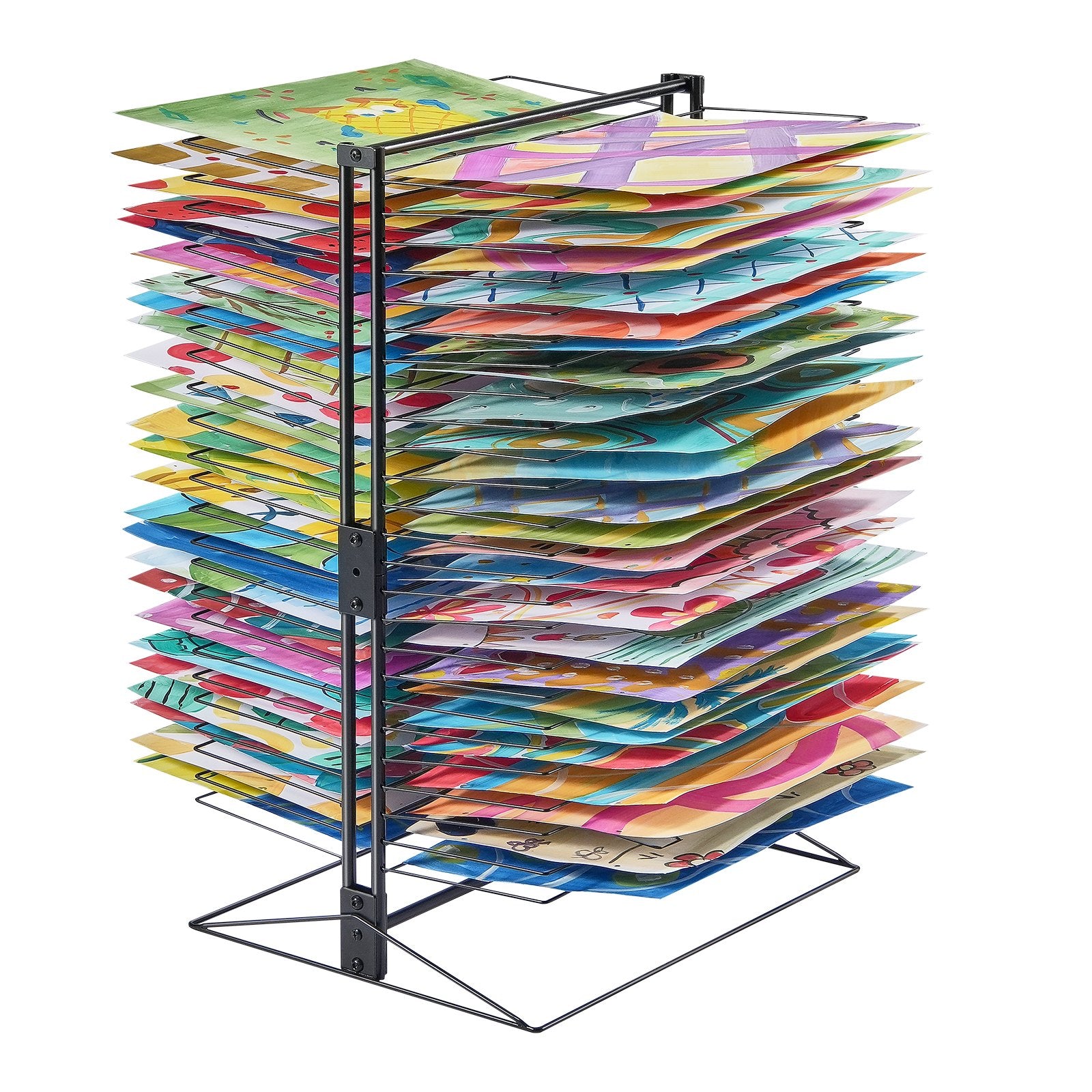 Art Drying Rack 50 Removable Shelves Painting Drying Rack for Classroom V952-JSYSGZJHSTGL8R5FMV0