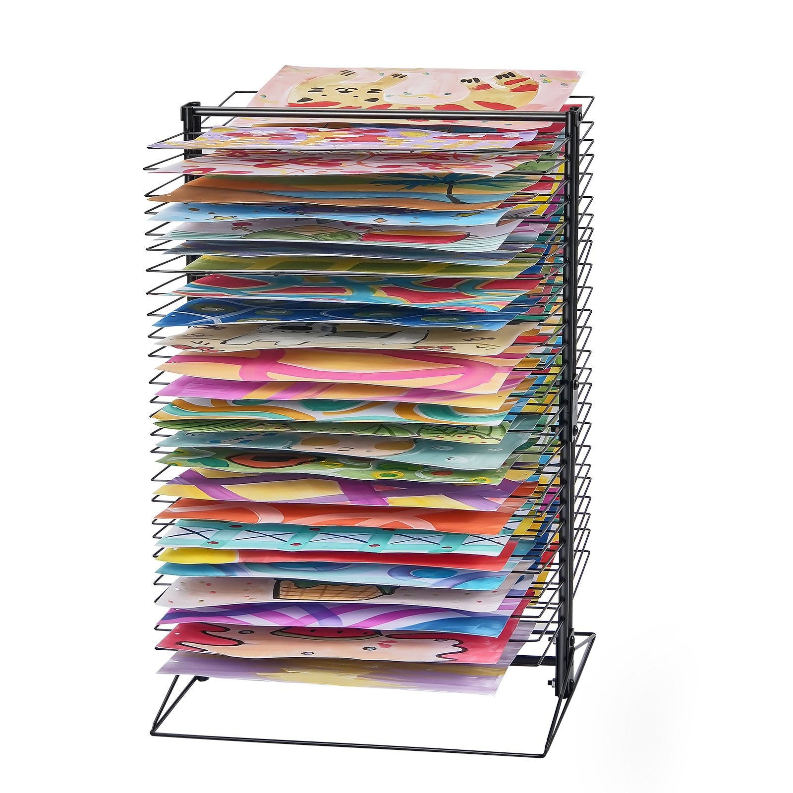 Art Drying Rack 50 Removable Shelves Painting Drying Rack for Classroom V952-JSYSGZJHSTGL8R5FMV0