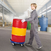 55 Gallon Drum Dolly 2000 lbs Barrel Dolly Cart Drum Caddy 4 Caster Wheels V952-JSYTTCTG55JLFCM9TV0